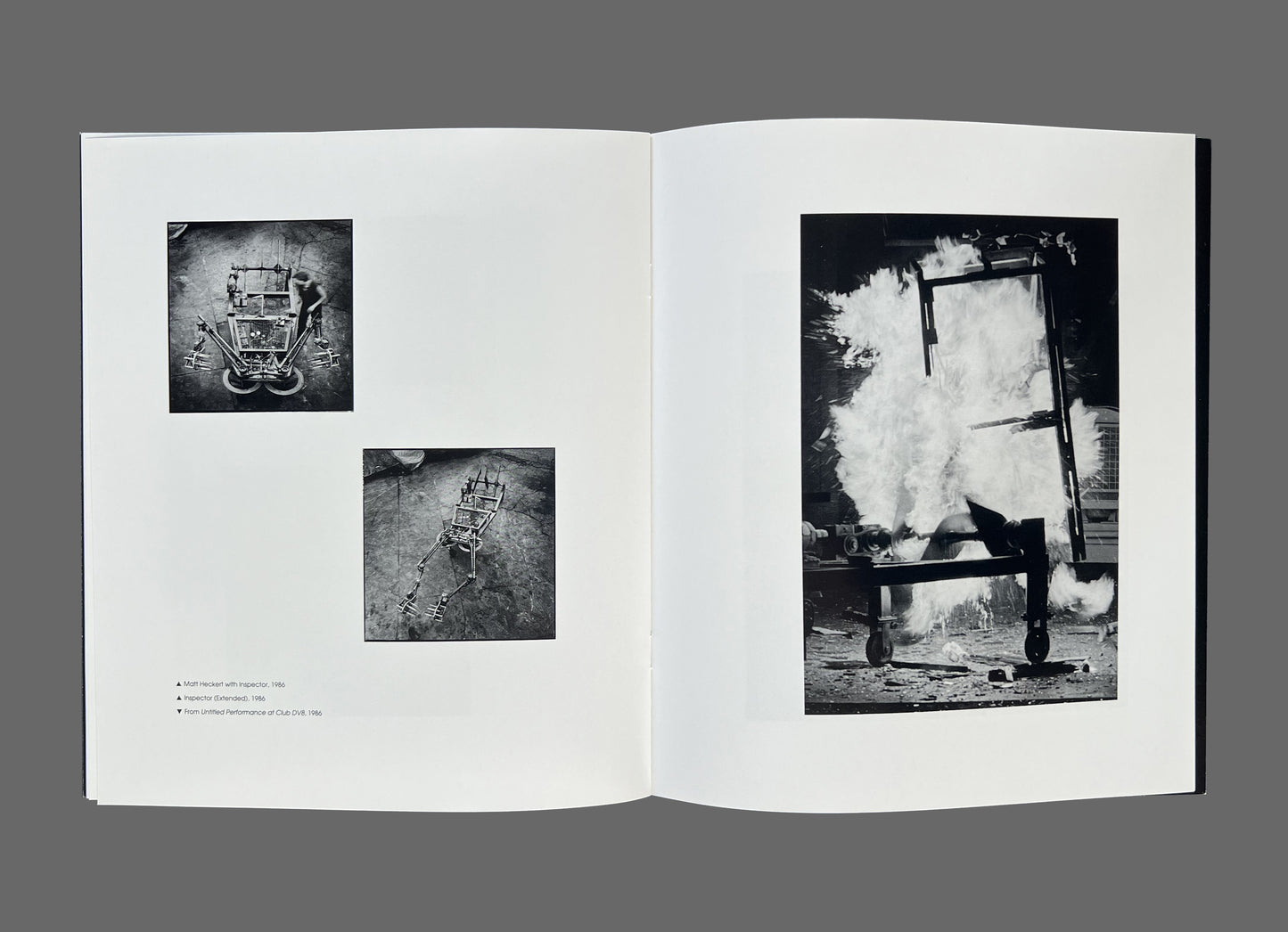 Survival Research Laboratories: 23 Photographs Of Machinery And Performances (1988) + Thoughtfully Regards: The Arbitrary Calculation Of Pathological Amusement (1999)