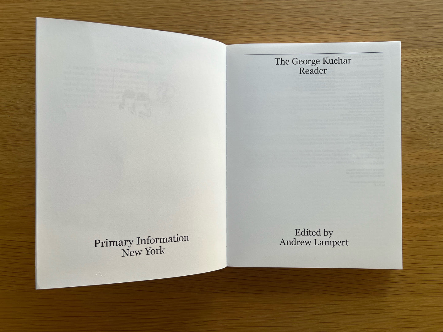 The George Kuchar Reader