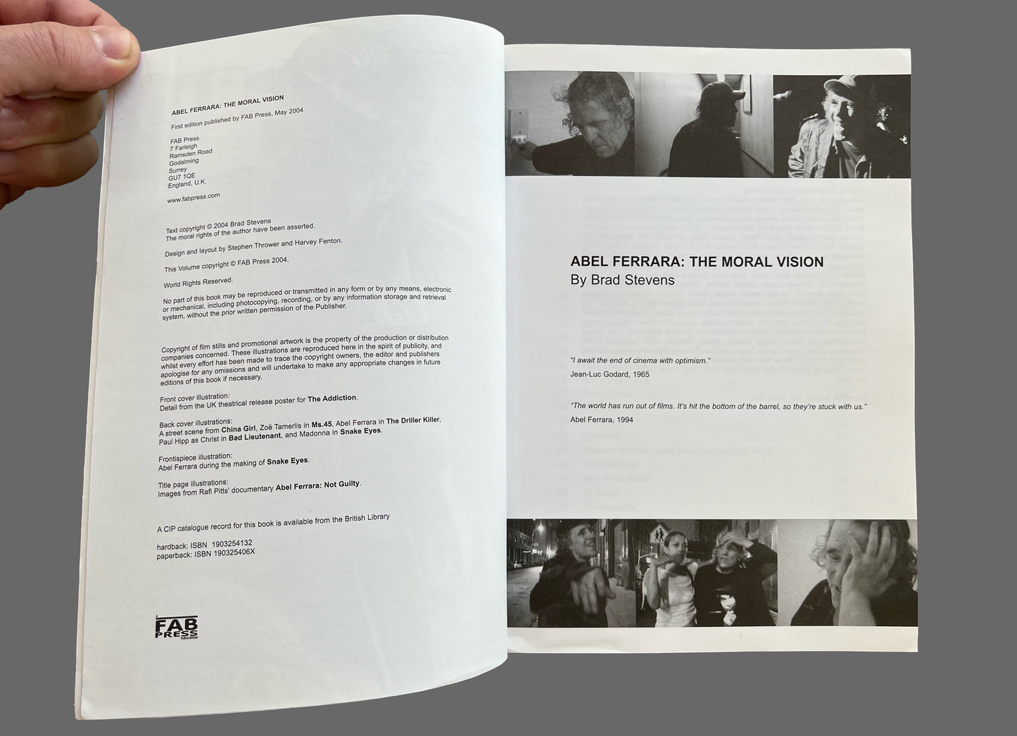 Abel Ferrara: The Moral Vision by Brad Stevens