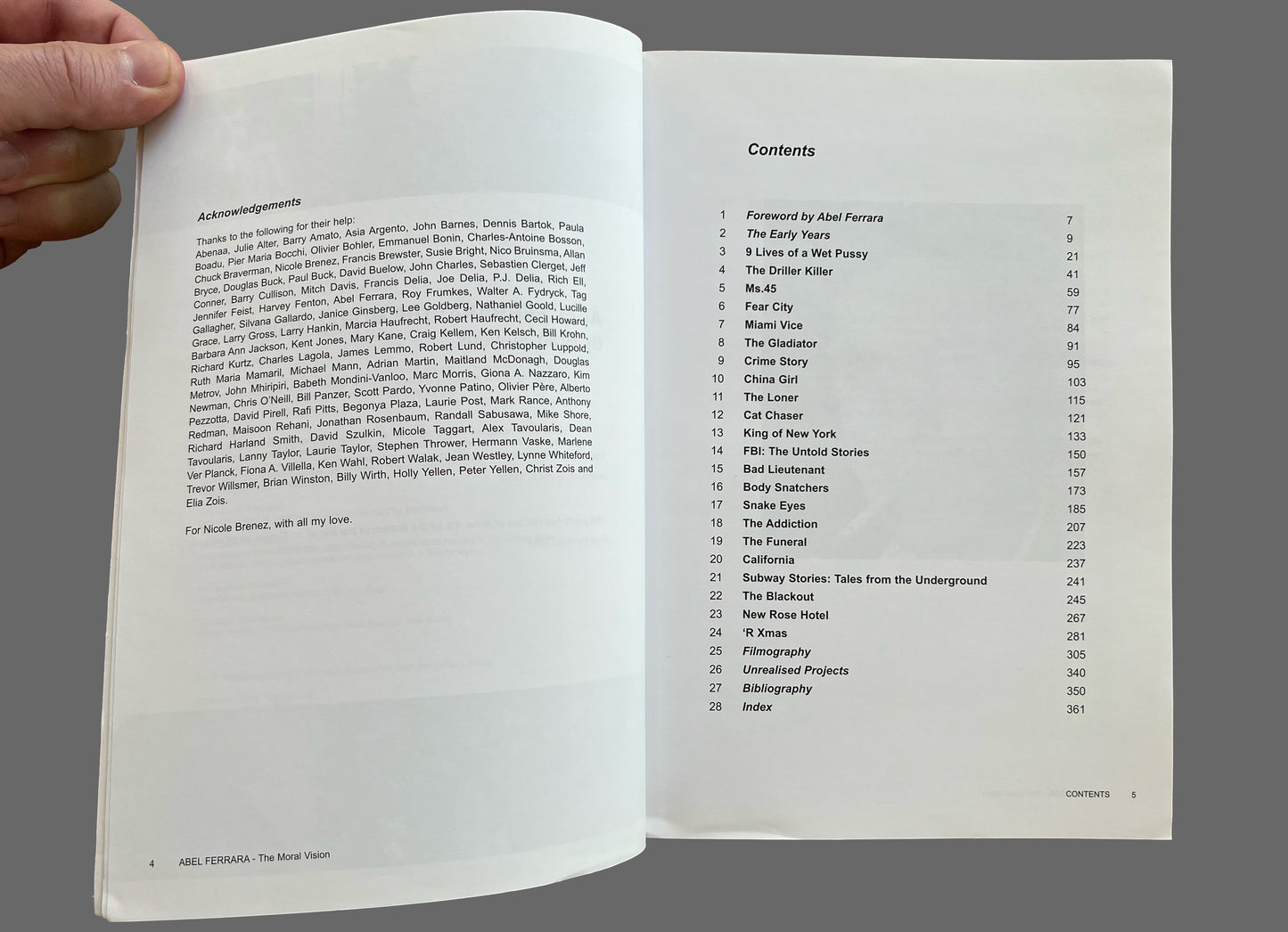 Abel Ferrara: The Moral Vision by Brad Stevens