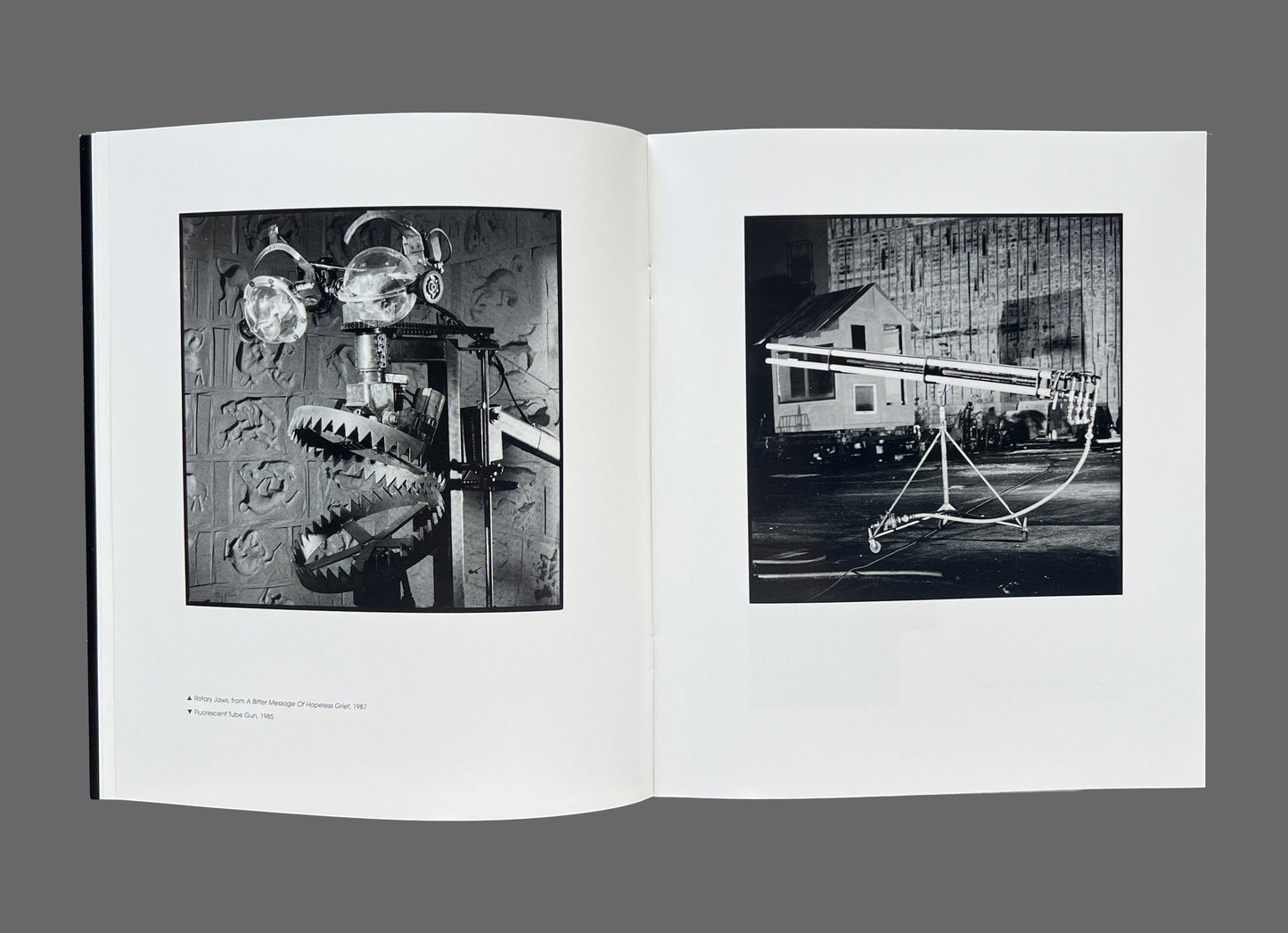 Survival Research Laboratories: 23 Photographs Of Machinery And Performances (1988) + Thoughtfully Regards: The Arbitrary Calculation Of Pathological Amusement (1999)