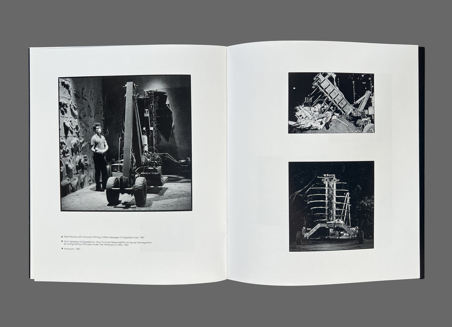 Survival Research Laboratories: 23 Photographs Of Machinery And Performances (1988) + Thoughtfully Regards: The Arbitrary Calculation Of Pathological Amusement (1999)