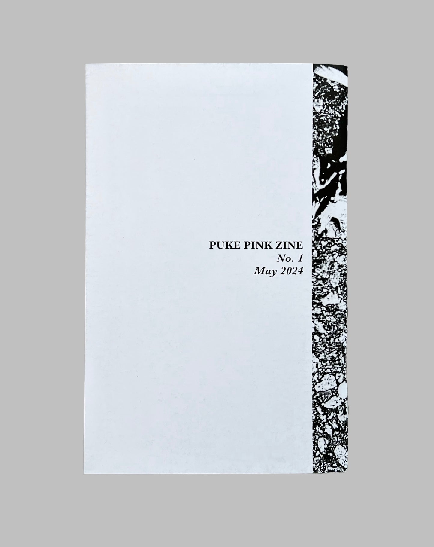 Puke Pink Zine Issue no. 1 (May 2024)