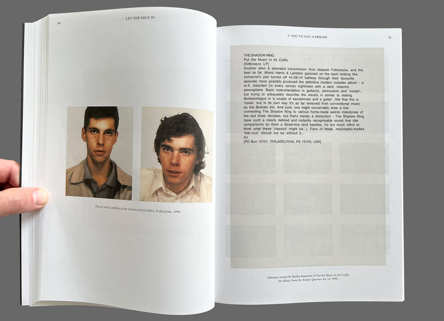 The Shadow Ring 1992-2002 Edited by Lawrence Kumpf, G. Lambkin, and L. Quigley