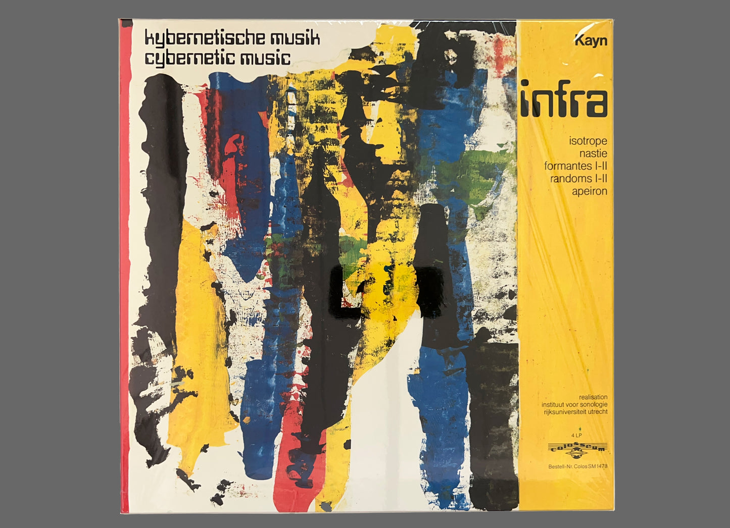 Roland Kayn - Infra 4LP 1981 Vinyl Box (Colos SM 1478)