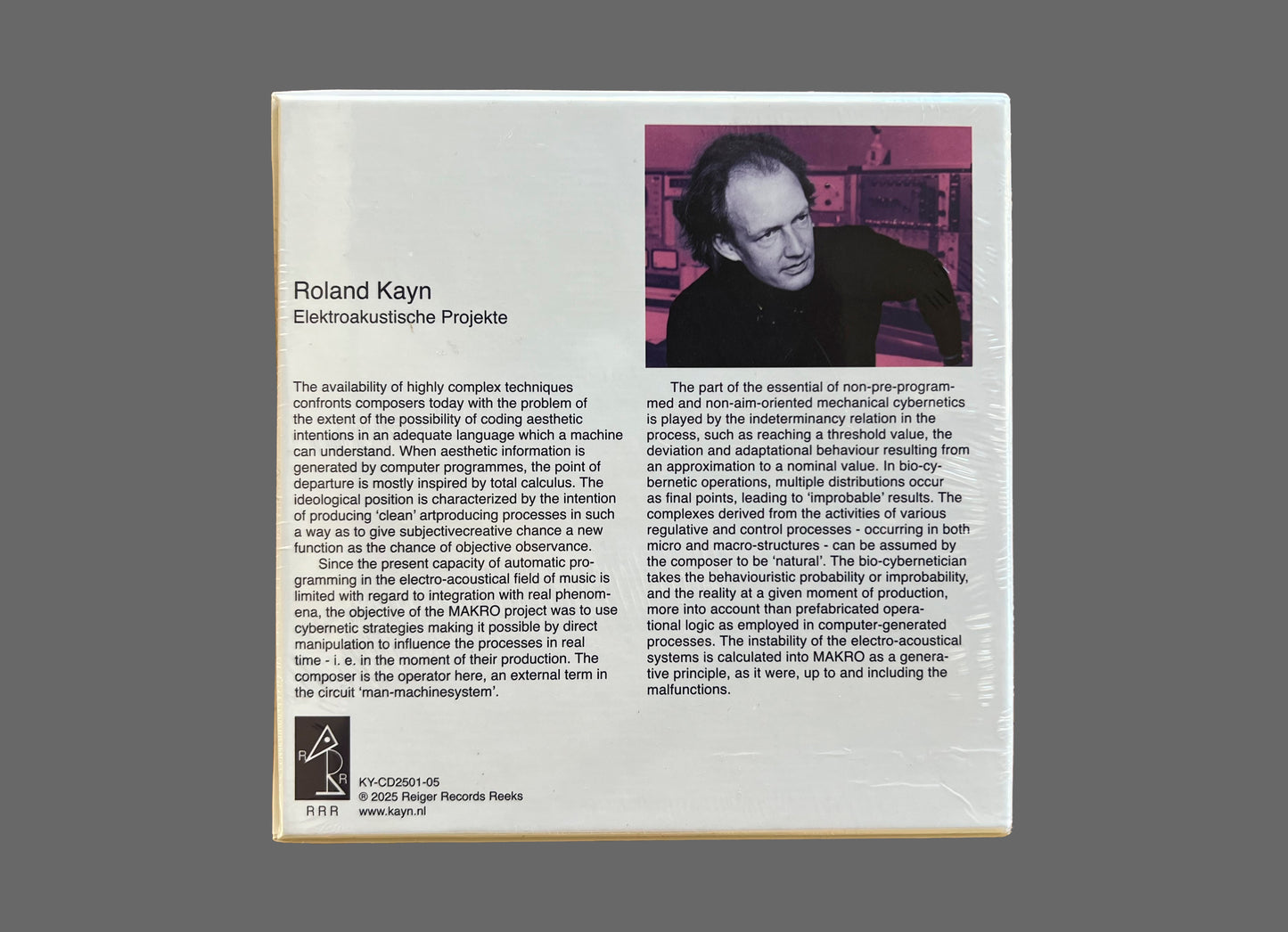 Roland Kayn - Elektroakustische Projekte & Makro 5CD Box