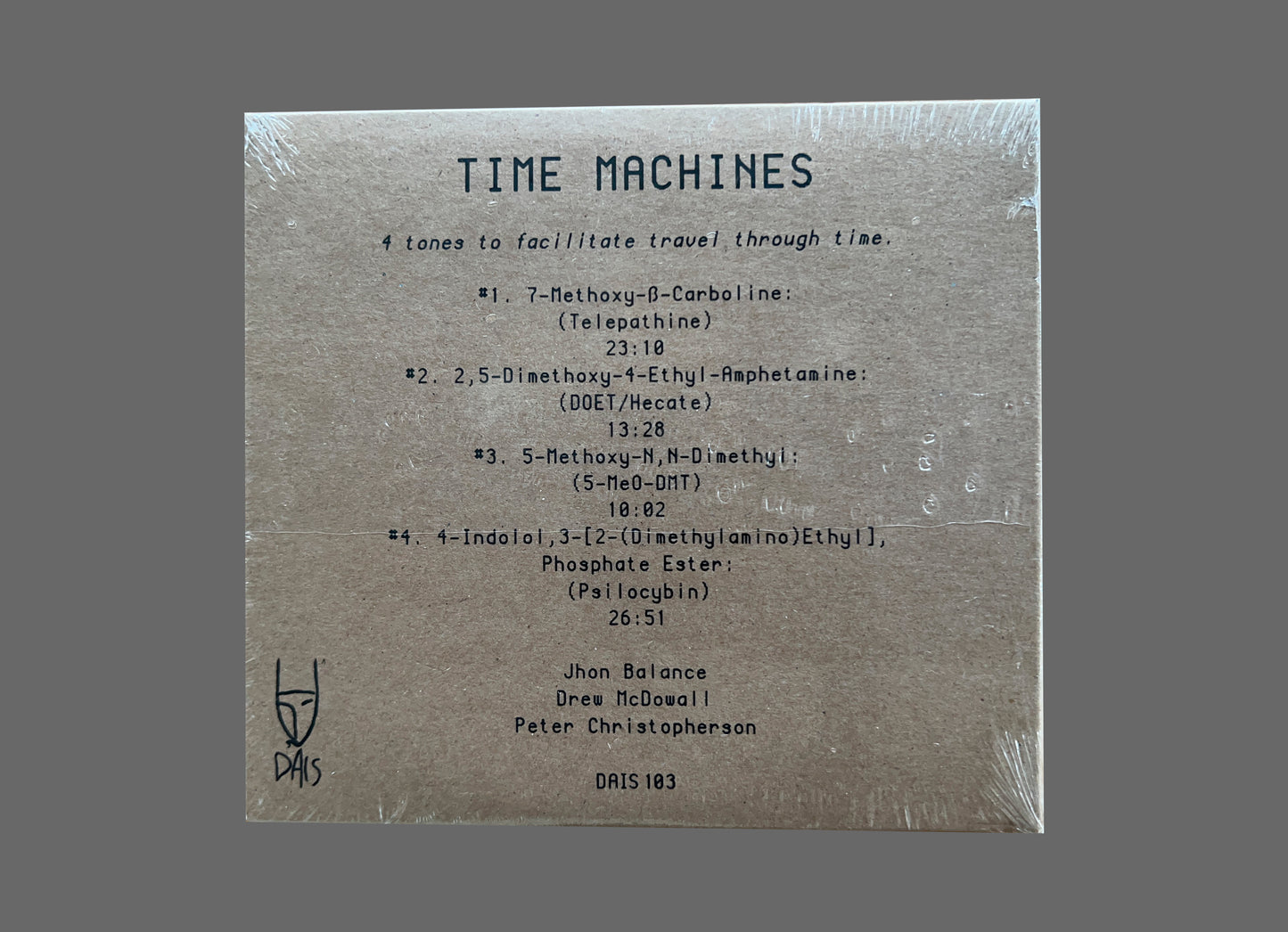 Coil - Time Machines CD (DAIS 103)