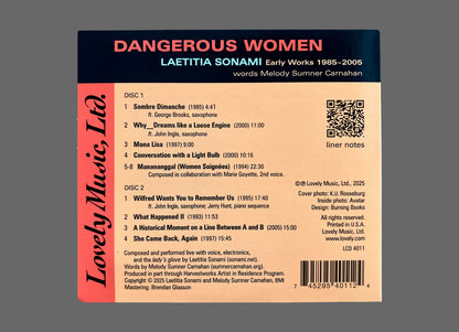 Laetitia Sonami - Dangerous Women: Early Works 1985-2005 2xCD (LCD 4011)