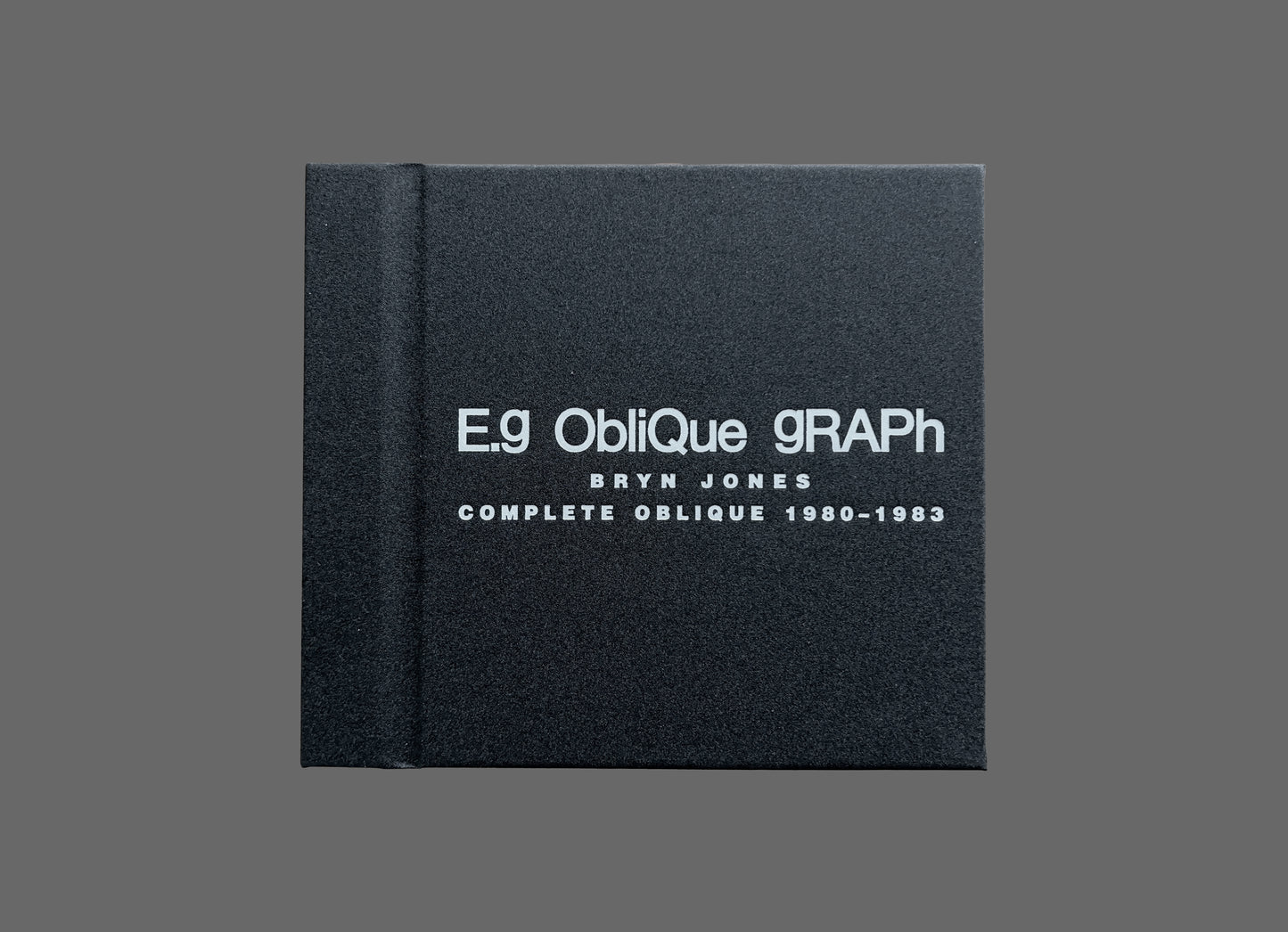 E.g Oblique Graph - Bryn Jones - Complete Oblique (7xCD + Slip/Zine/Shirt) VOD CD15