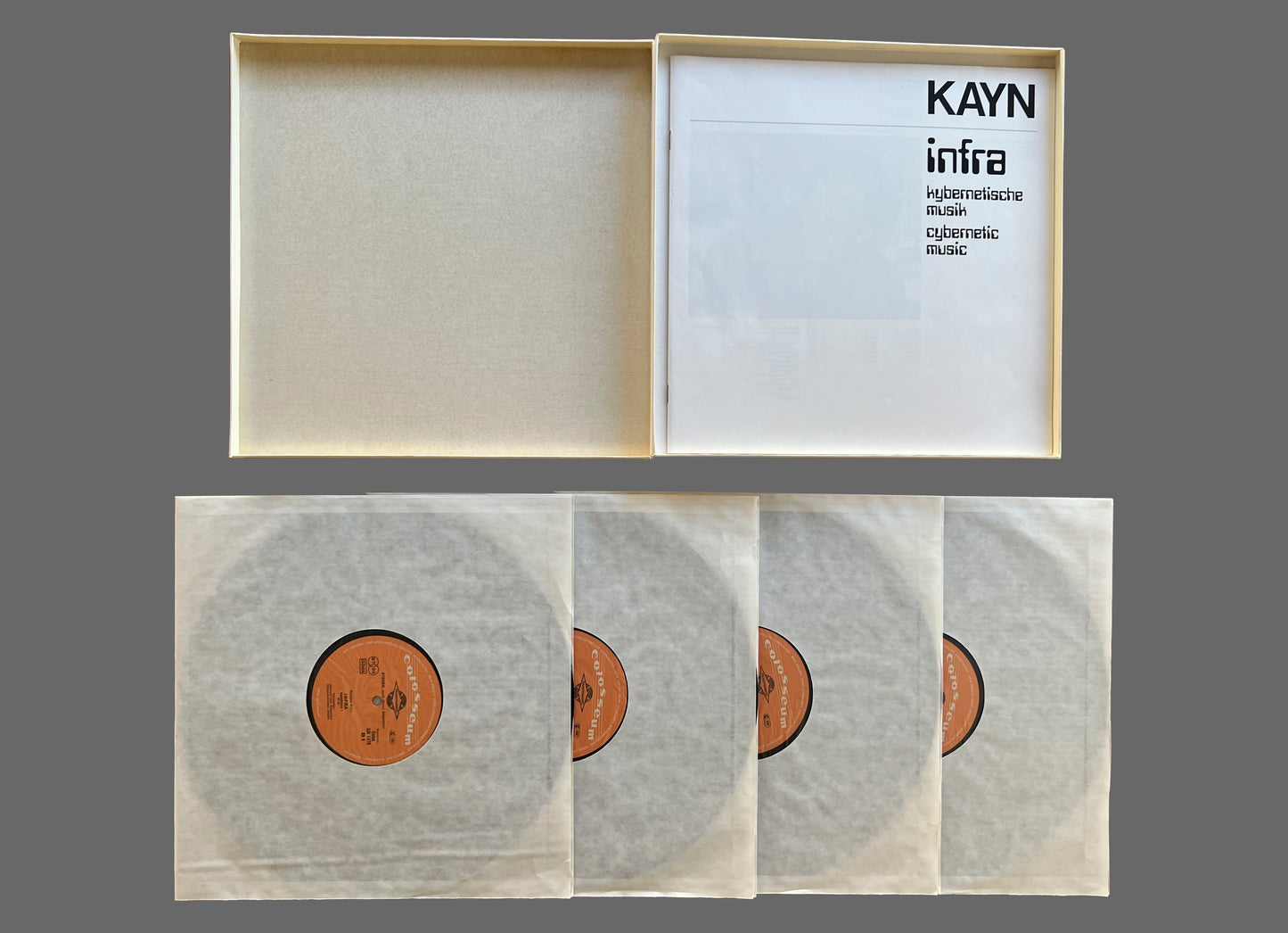 Roland Kayn - Infra 4LP 1981 Vinyl Box (Colos SM 1478)