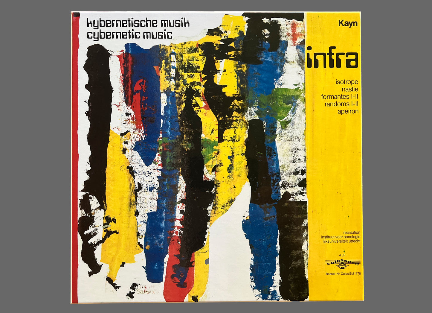 Roland Kayn - Infra 4LP 1981 Vinyl Box (Colos SM 1478)