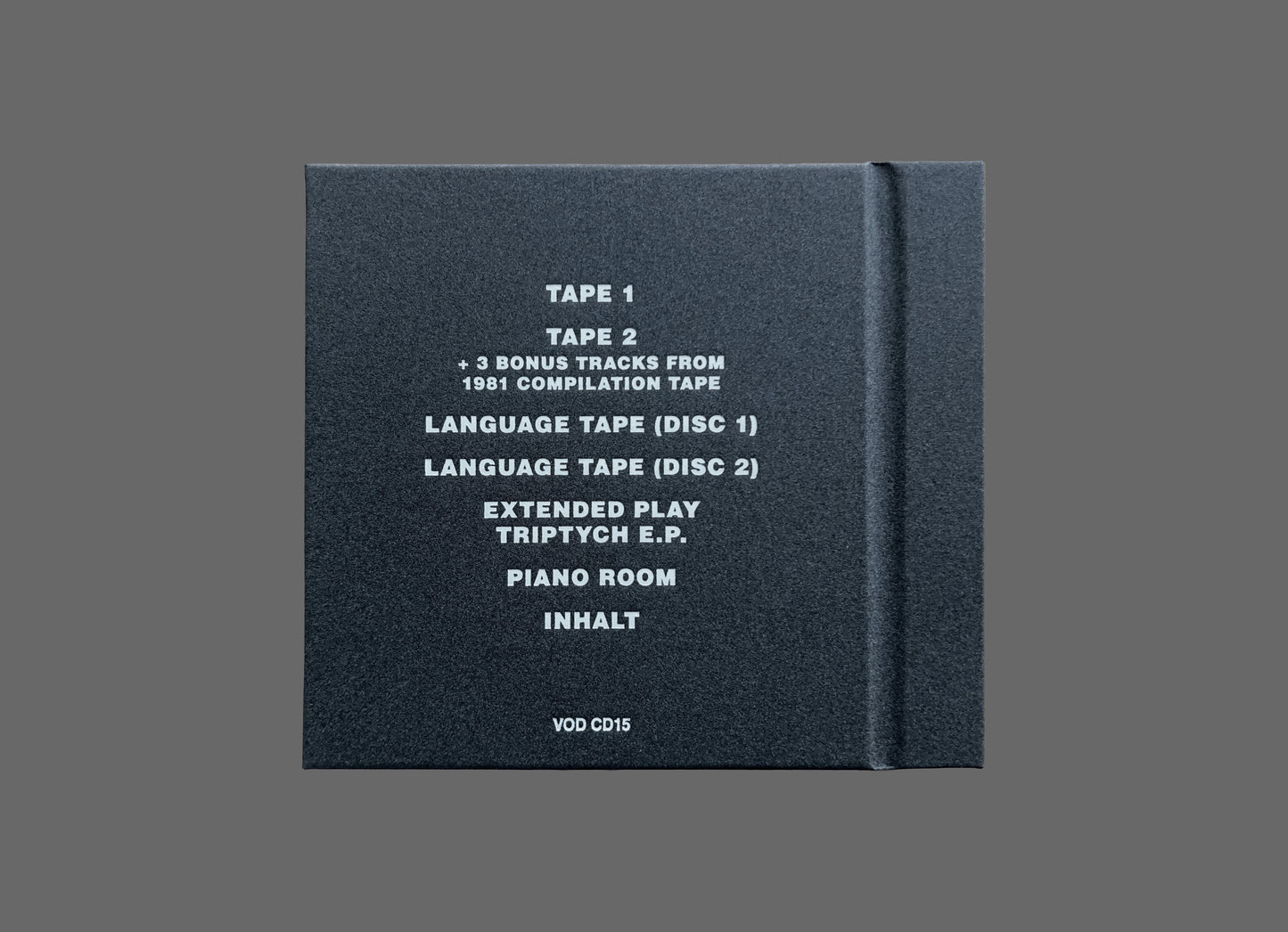 E.g Oblique Graph - Bryn Jones - Complete Oblique (7xCD + Slip/Zine/Shirt) VOD CD15