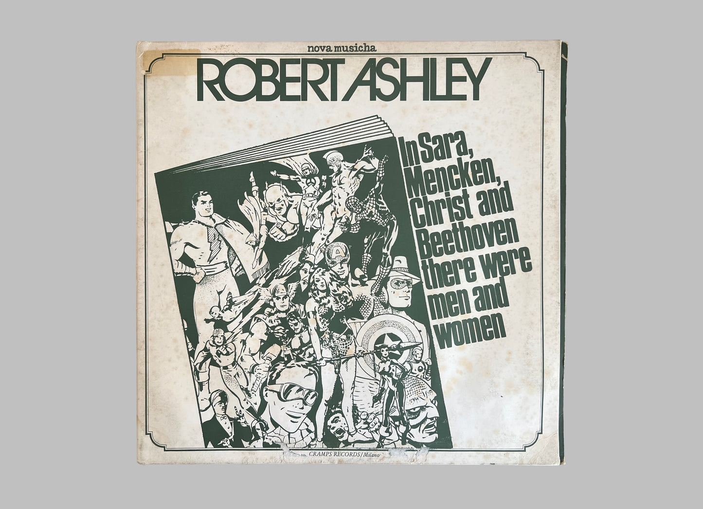 Robert Ashley - In Sara, Mencken, Christ And Beethoven There Were Men And Women LP (CRSLP 6103)