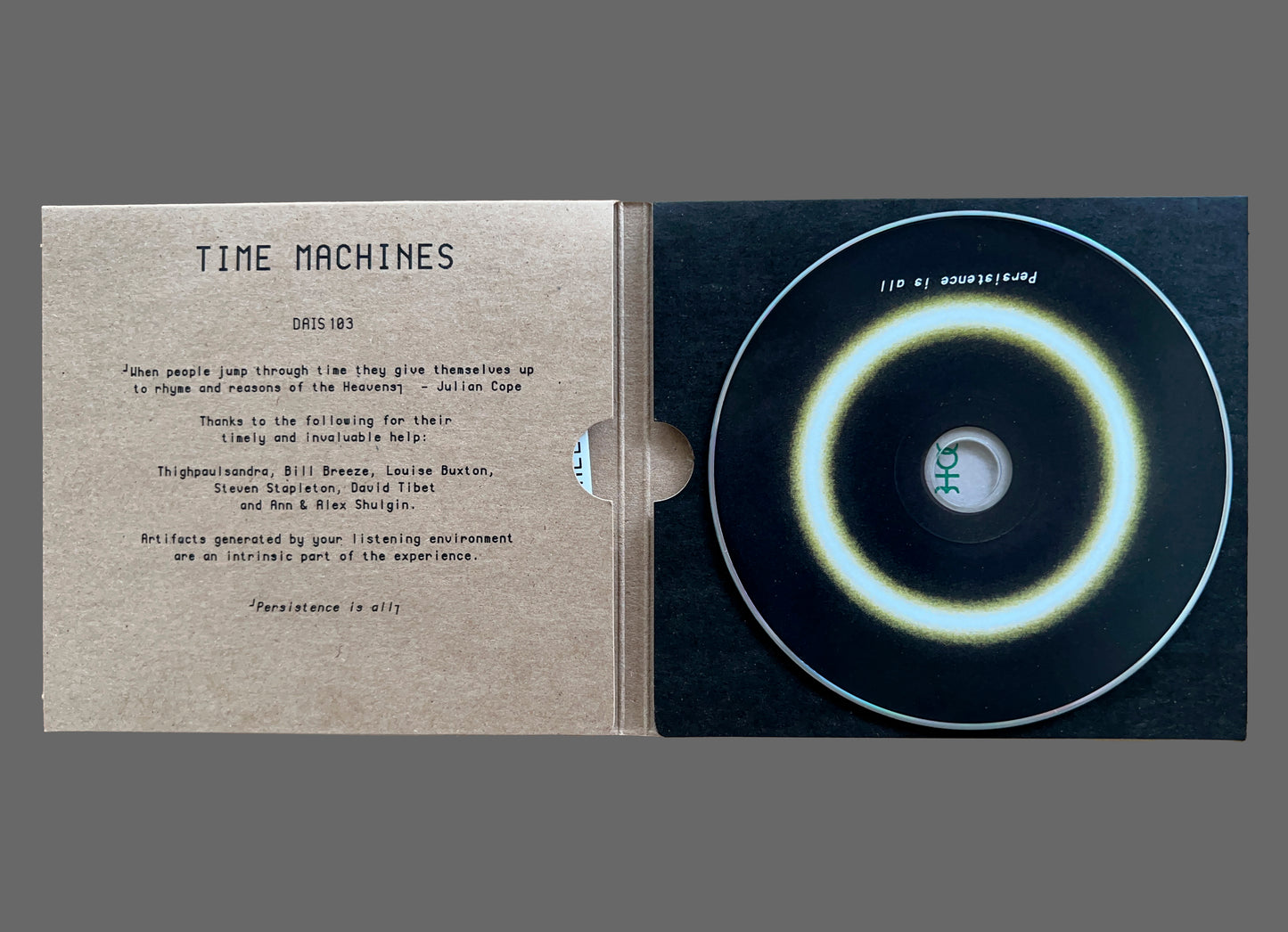 Coil - Time Machines CD (DAIS 103)