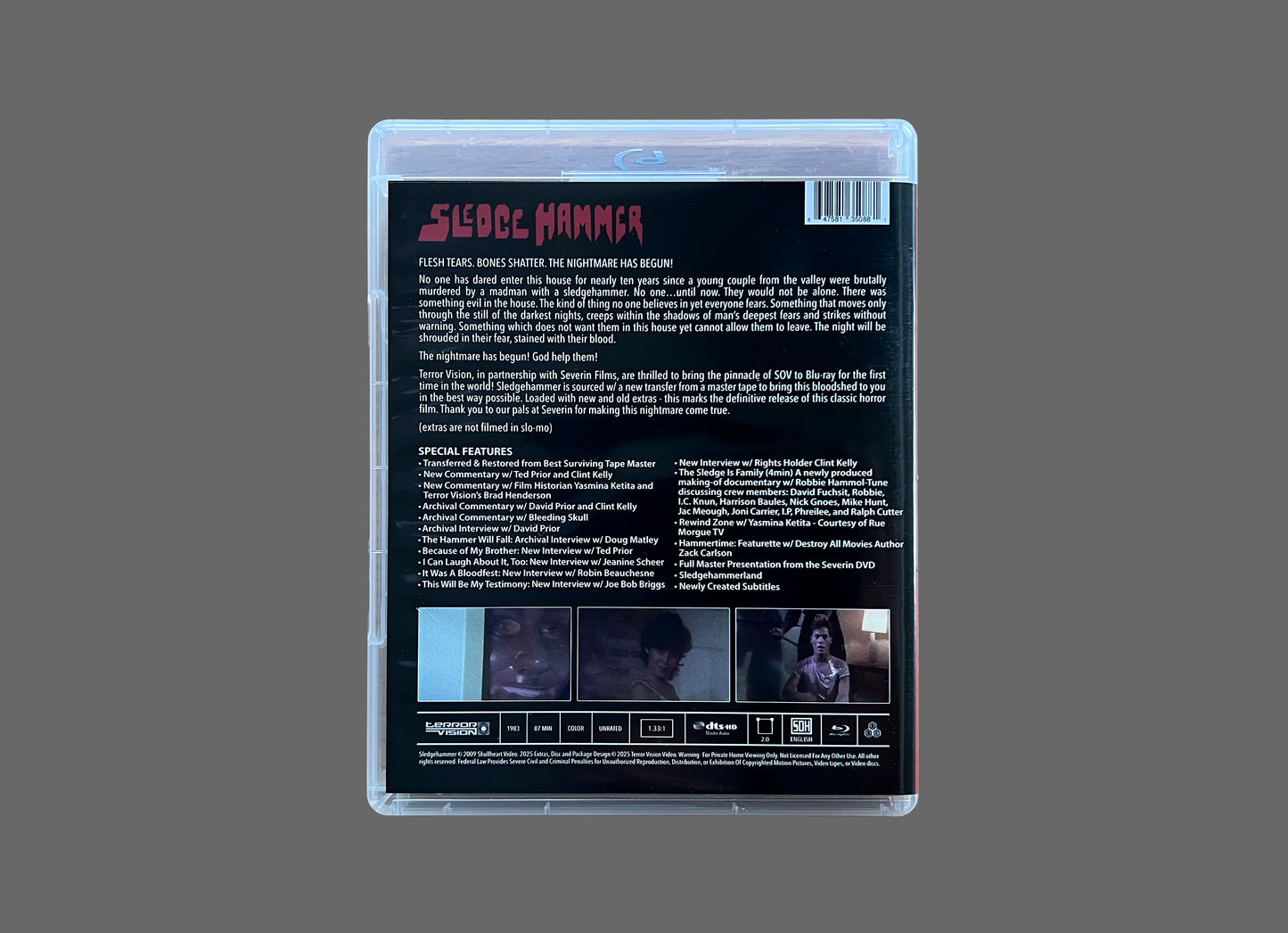 Sledgehammer (1983) 2-Disc Deluxe Edition Blu-ray/CD