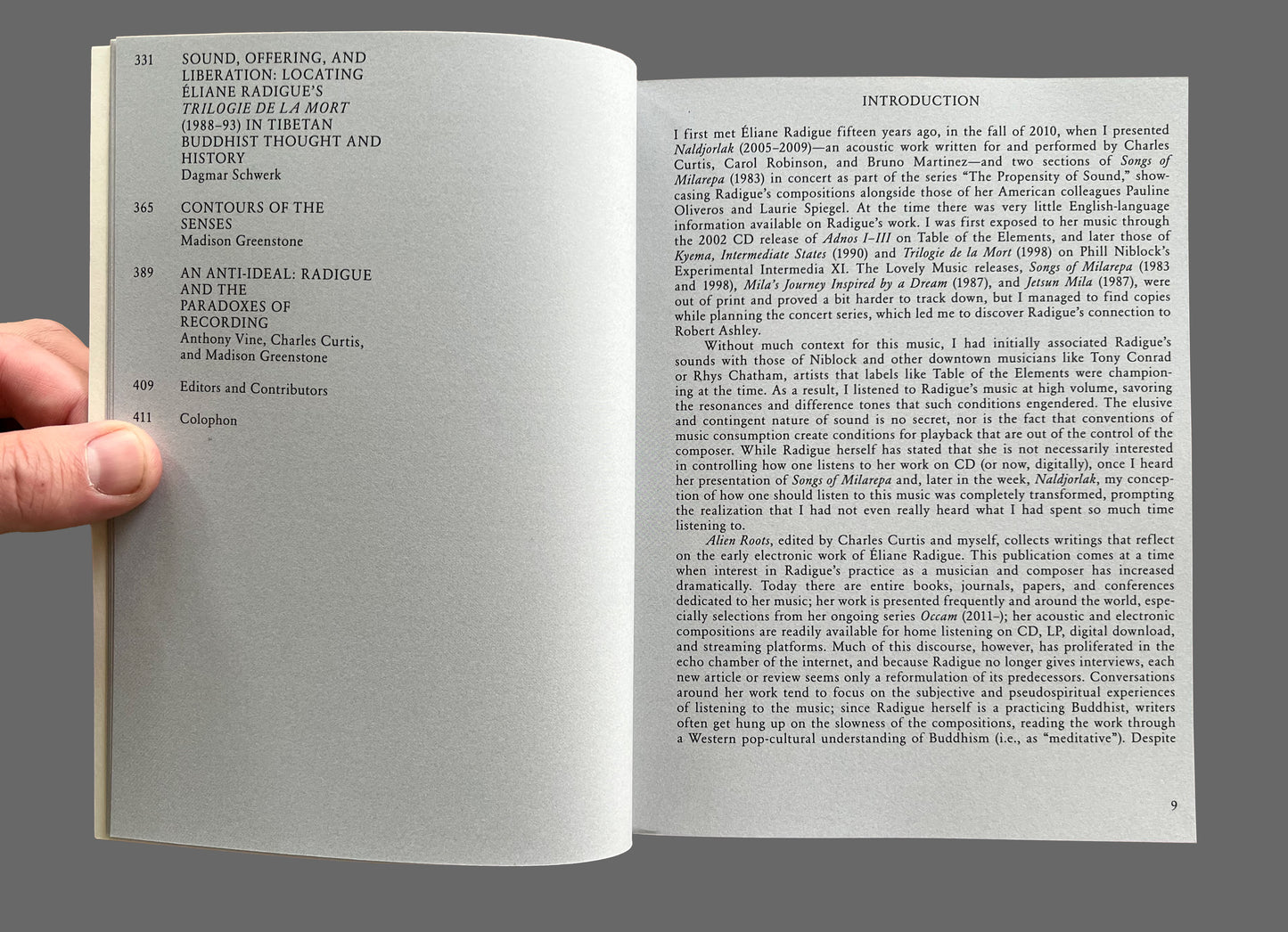 Alien Roots: Éliane Radigue edited by L. Kumpf and C. Curtis