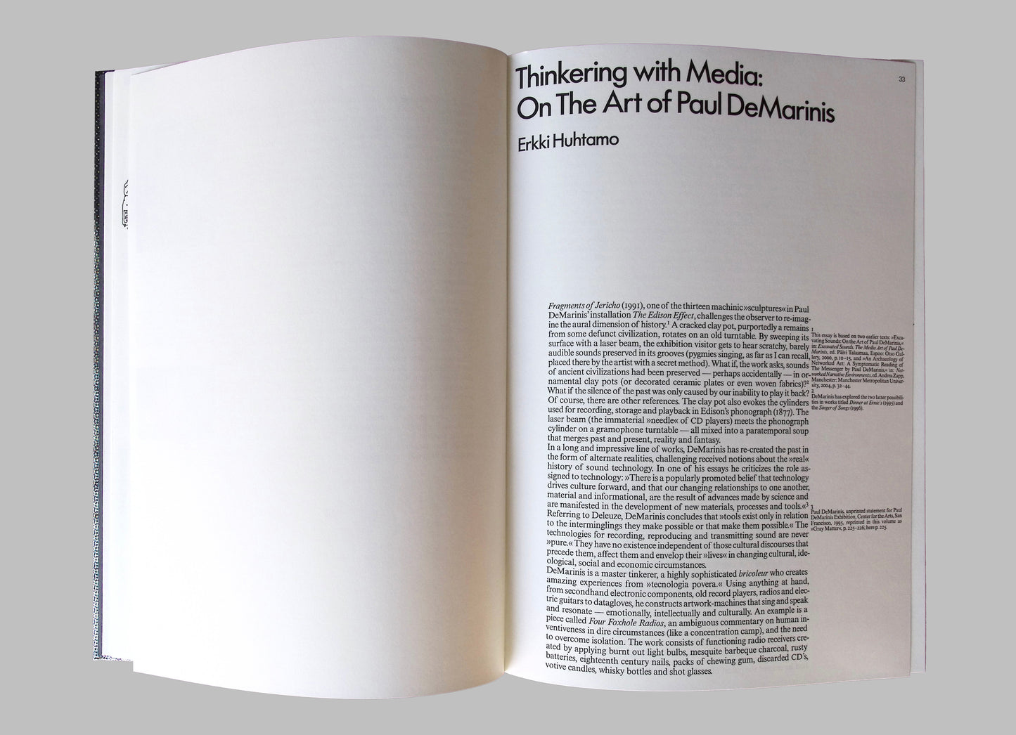 Buried in Noise (Paul DeMarinis) edited by I. Beirer