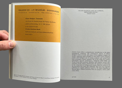 Alien Roots: Éliane Radigue edited by L. Kumpf and C. Curtis