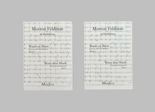 Morton Feldman: Words on Music