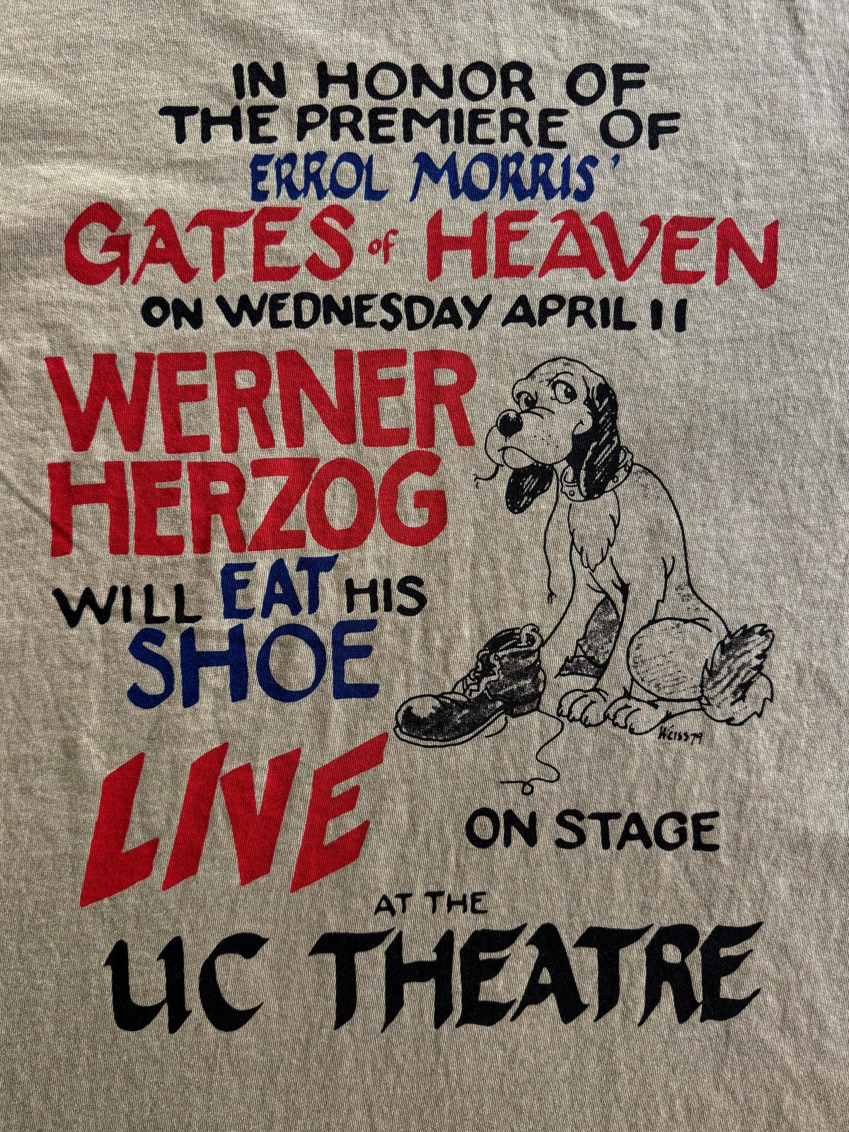 Les Blank Films+Herzog Eats His Shoe Shirt